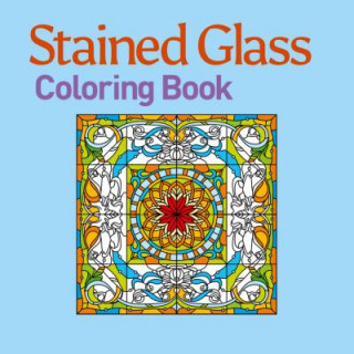 Stained Glass Adult Coloring Book