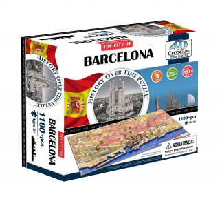 4d Cityscape Barcelona History Time
