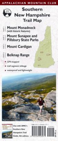 Appalachian Mountain Club Southern New Hampshire Trail Map