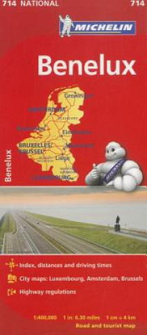 Michelin Benelux Map 714