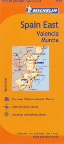 Michelin Spain East, Valencia Murcia / Espagne Est Valence Murcie