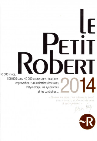 Le Petit Robert 2014