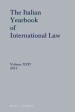 The Italian Yearbook of International Law 2014