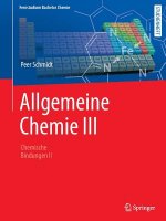 ALLGEMEINE CHEMIE : CHEMISCHE BINDUNG II