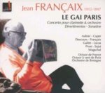 Fran+aix: Le Gai Paris,Concerto pour clarinette