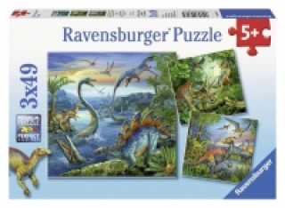Faszination Dinosaurier. Puzzle 3 X 49 Teile