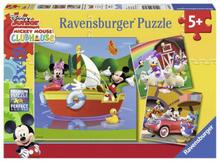 Mickey & Minnie: Everyone Loves Mickey (3 X 49 PC Puzzles)