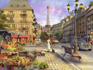 Vintage Paris 1500 PC Puzzle