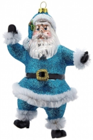 Tanzender Santa, blau