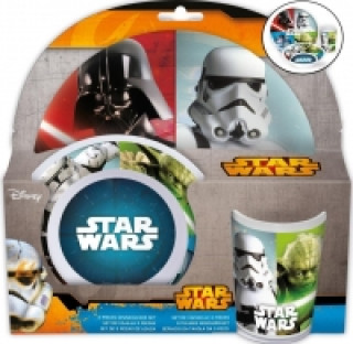 Star Wars 3tlg. Melaminset in offener Geschenkverpackung