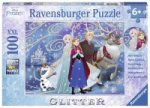 Disney Frozen: Glitzernder Schnee. Glitter Puzzle 100 Teile XLL