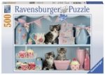 Katzen im Cupcakeregal. Puzzle 500 Teile