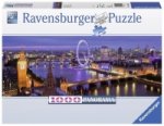 London bei Nacht. Panorama Puzzle 1000 Teile