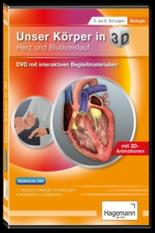 Didaktische DVD Unser Körper in 3D - Herz und Blutkreislauf. DVD-ROM