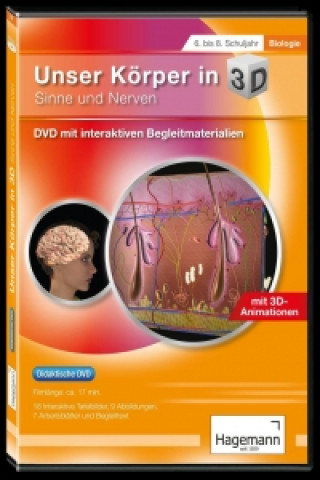 Didaktische DVD Unser Körper in 3D - Sinne und Nerven. DVD-ROM