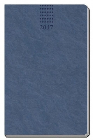 Wochenbuch Soft Touch 2017 Blau