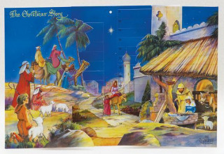 The Christmas Story Advent Calendar [With Candle]