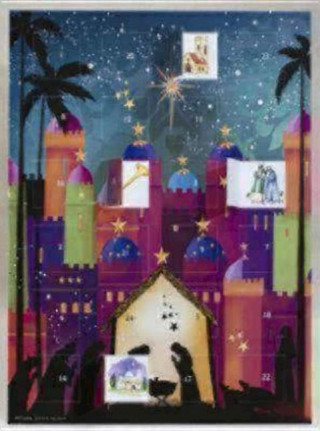 Nativity Silhouette Advent Calendar