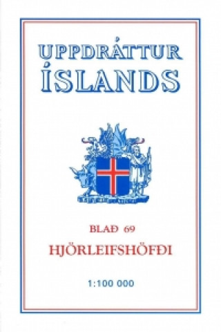 Topographische Karte Island 69 Hjorleifshofdi 1 : 100 000