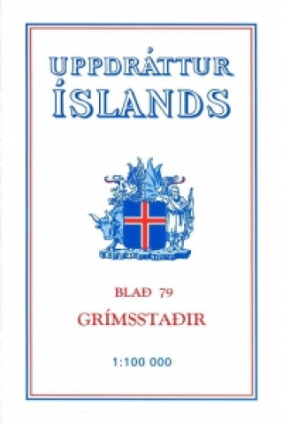 Topographische Karte Island 79 Grimsstadir 1 : 100 000