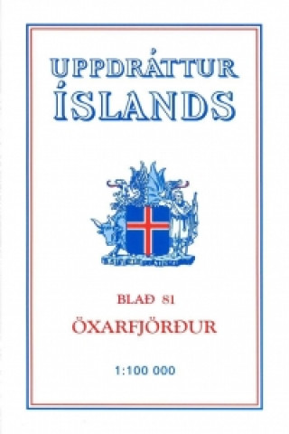 Topographische Karte Island 81 Oxarfjordur 1 : 100 000
