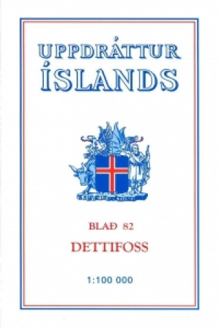 Topographische Karte Island 82 Dettifoss 1 : 100 000