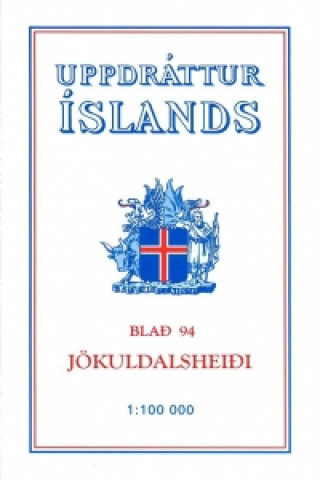 Topographische Karte Island 94 Jokuldalsheidi 1 : 100 000