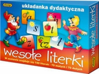 Wesole literki ukladanka dydaktyczna