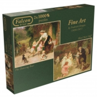 Falcon - Fine Art - Bear / Blind Man's Buff - 2 x 1000 Teile Puzzle