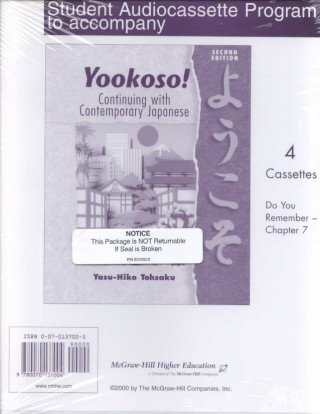 Student Audio Cassette Program to Accompany Yookoso! Continuing with Contemporary Japanese