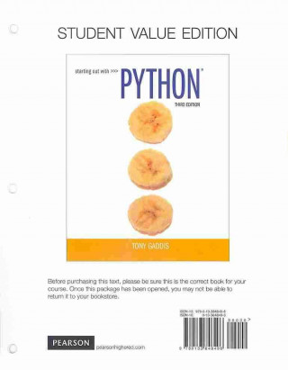 Student Value Edition for Starting Out with Python