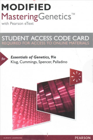 Modified Masteringgenetics with Pearson Etext -- Standalone Access Card -- For Essentials of Genetics