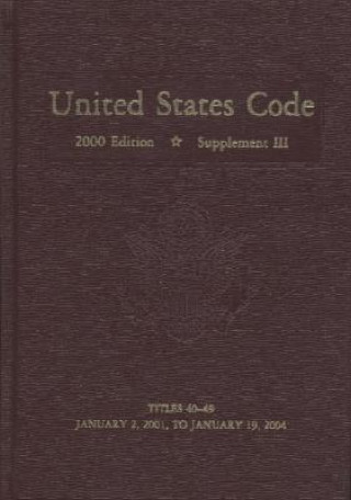 United States Code, 2000, Supplement 3, V. 4