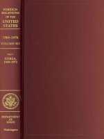 Foreign Relations of the United States, 1969-1976, Volume XIX, PT. 1, Korea, 1969-1972