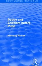 Poetry and Criticism before Plato