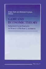 Game and Economic Theory: Selected Contributions in Honor of Robert J. Aumann