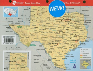 Rand McNally Notebook Texas State Map