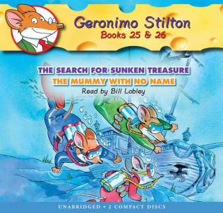 Geronimo Stilton #25-26: The Search for Sunken Treasure / The Mummy with No Name - Audio Library Edition