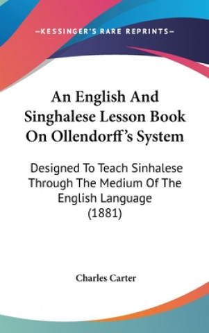 An English And Singhalese Lesson Book On Ollendorff's System