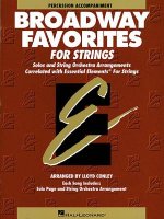 Essential Elements Broadway Favorites for Strings - Percussion Accompaniment