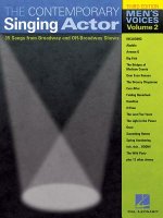 The Contemporary Singing Actor - Men's Edition: Revised Men's Edition Volume 2