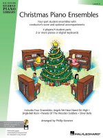 Christmas Piano Ensembles - Level 4 Book Only: Hal Leonard Student Piano Library
