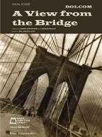 William Bolcom - A View from the Bridge: Vocal Score