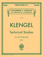 Julius Klengel: Technical Studies for the Violoncello, Volume 1: Cello Method