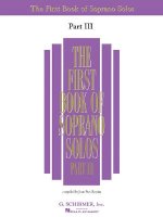 First Book of Soprano Solos - Part III