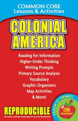 Colonial America - Common Core Lessons & Activities
