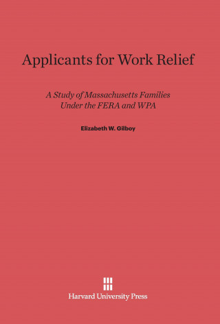 Applicants for Work Relief