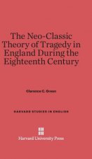 Neo-Classic Theory of Tragedy in England During the Eighteenth Century