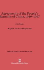 Agreements of the People's Republic of China, 1949-1967