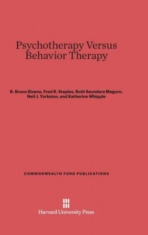 Psychotherapy Versus Behavior Therapy